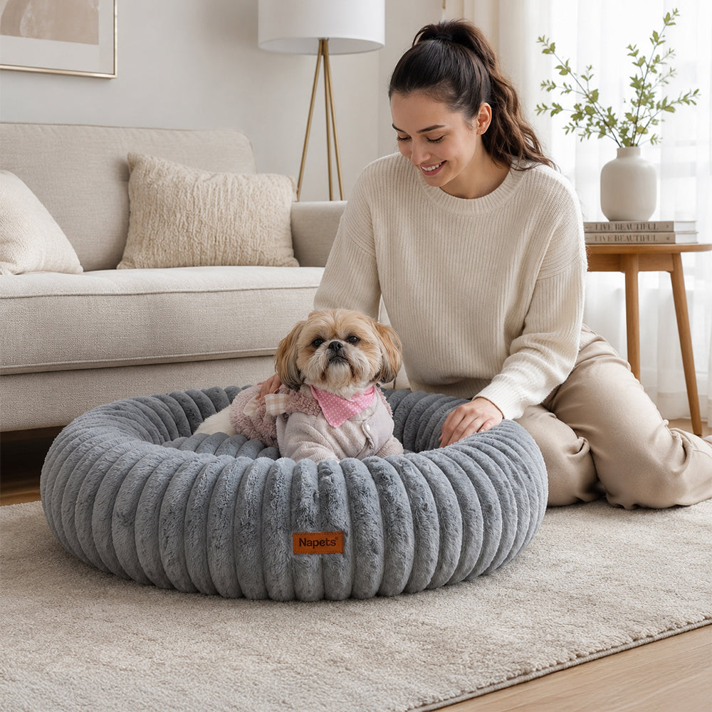 Cama Antiestrés Para Perros con Memory Foam