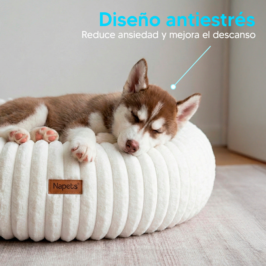 Cama Antiestrés Para Perros con Memory Foam