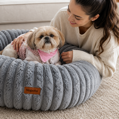 Cama Antiestrés Para Perros con Memory Foam